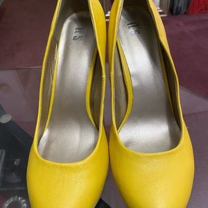 Yellow heels